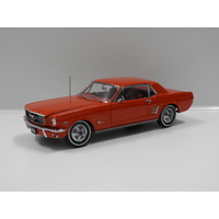 1:18 1966 Pony Mustang (Signal Flare Red)
