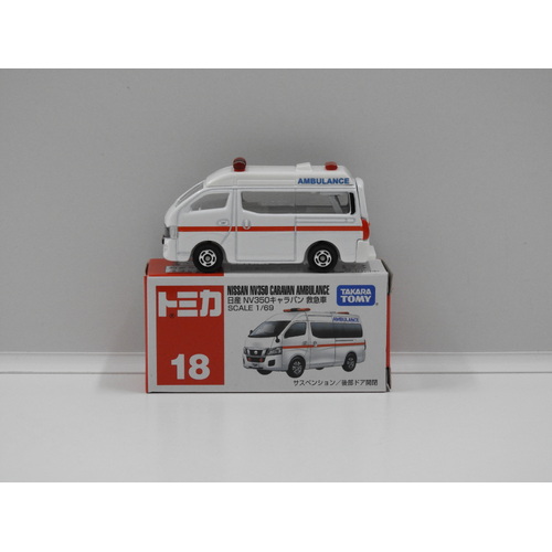 1:69 Nissan NV350 Caravan Ambulance - Made in Vietnam