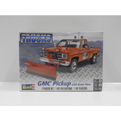 1:24 GMC Pickup with Snow Plow