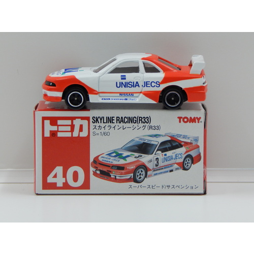 1:60 Nissan Skyline Racing (R33) - Unisia Jecs with Decal Sheet - Made in China