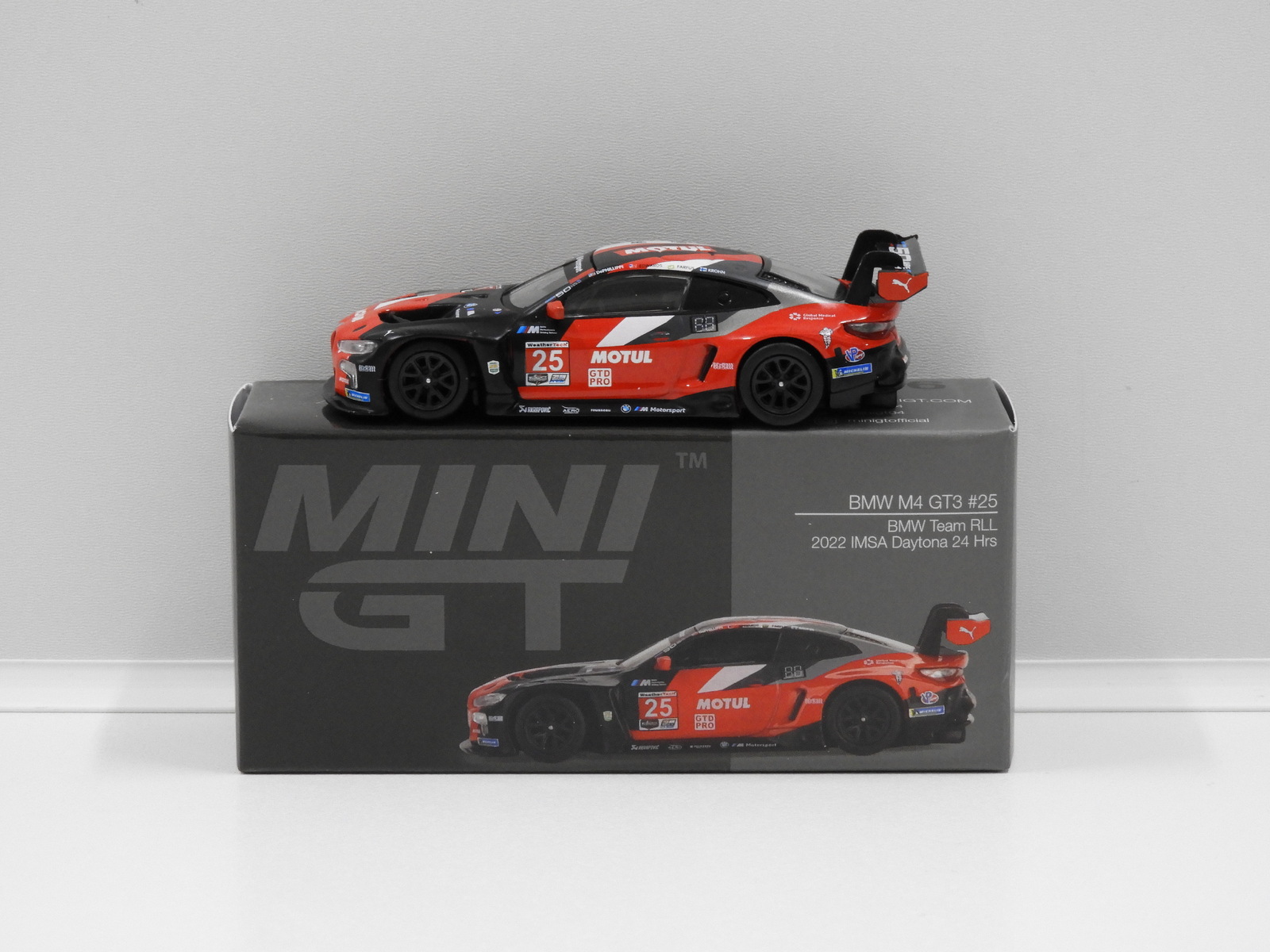 1/64 Mini GT 1:64 BMW M4 GT3 #24 BMW Team RLL 2022 IMSA Daytona 24 Hrs –  Team IMSA