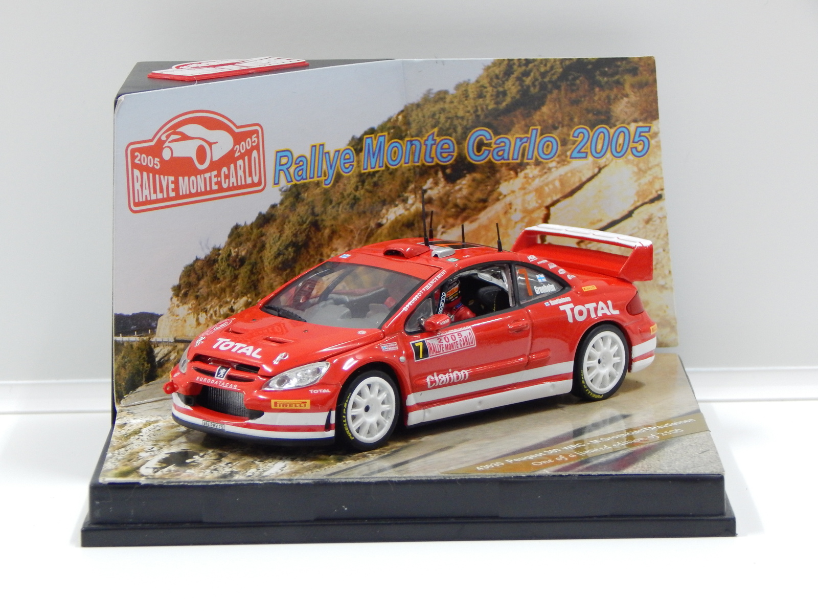 OPO 10 - Voiture Rallye 1/43 Compatible avec Peugeot 307 Monte Carlo 2005  Märtin Park - BR49