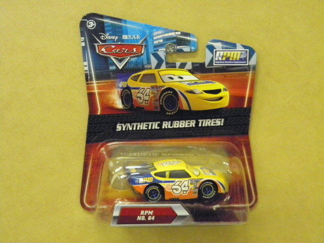 DISNEY CARS RPM   SYNTHETIC RUBBER TIRES!