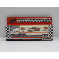 1:97 Mack CH600 Matchbox 1992 Super Star Transporters - Ferree Chevrolet Racing (Ed Ferree) #49