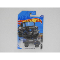 1:64 Mercedes-Benz Unimog 1300 - Hot Wheels 2020 Treasure Hunt Long Card