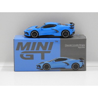 1:64 Chevrolet Corvette Stingray (Rapid Blue) (Opened, Unsealed)