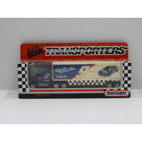 1:97 Mack CH600 Matchbox 1991 Super Star Transporters - Melling Automotive (Bill Elliott) #9