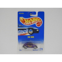 1:64 Volkswagen Bug - 1992 Hot Wheels Long Card