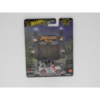 1:64 1992 Jeep Wrangler Sahara - Hot Wheels Premium Pop Culture "Jurassic Park"