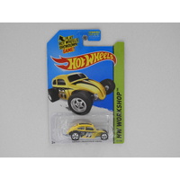 1:64 Custom Volkswagen Beetle - 2014 Hot Wheels Long Card