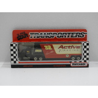 1:97 Mack CH600 Matchbox 1993 Super Star Transporters - Western Auto (Jimmy Horton) #32