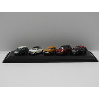 1:76 5 Piece Mini Set - Classic/Cooper S/1275GT/New & Coupe