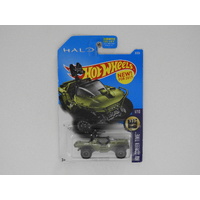 1:64 UNSC Warthog "Halo" - 2017 Hot Wheels Long Card