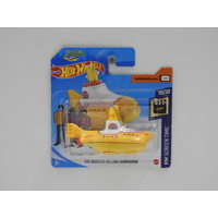 1:64 The Beatles Yellow Submarine - Hot Wheels 2020 Treasure Hunt Short Card