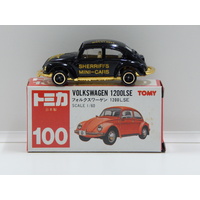 1:60 Volkswagen 1200 LSE (Black) Sherriffs Mini-Cars - Made in Japan