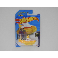 1:64 The Beatles Yellow Submarine - Hot Wheels 2020 Treasure Hunt Long Card