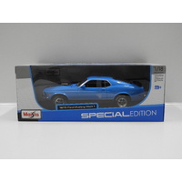 1:18 1970 Ford Mustang Mach 1 (Blue)