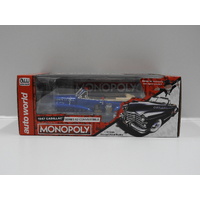 1:18 1947 Cadillac Series 62 Convertible with Bonus Mr.Monopoly Resin Figure "Monopoly"