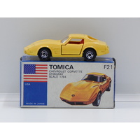 1:64 Chevrolet Corvette Stingray (Mustard) - Made in Japan