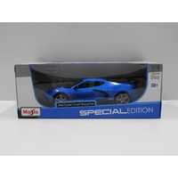 1:18 2020 Chevrolet Corvette Stingray Coupe (Blue)