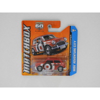 1:64 1964 Austin Mini Cooper (Red) - Matchbox Short Card