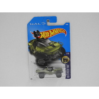 1:64 UNSC Warthog "Halo" - 2017 Hot Wheels Long Card