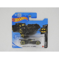 1:64 Justice League Batmobile - Hot Wheels 2021 Treasure Hunt Short Card