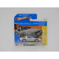 1:64 Delorean - Hot Wheels Short Card "Back To The Future Time Machine"