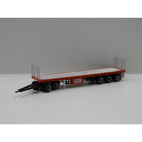 1:64 Flatbed Trailer with Dolly