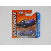 1:64 Opel Speedster (Purple) - Matchbox Short Card