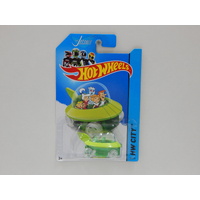 1:64 The Jetsons Capsule Car - Hot Wheels Long Card
