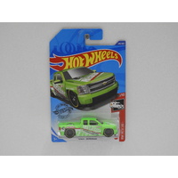 1:64 Chevy Silverado - Hot Wheels 2020 Treasure Hunt Long Card