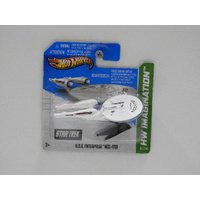 1:64 U.S.S. Enterprise NCC-1701 "Star Trek" - 2013 Hot Wheels Short Card