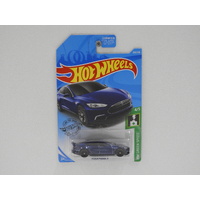 1:64 Tesla Model S - Hot Wheels 2019 Super Treasure Hunt Long Card