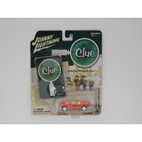 1:64 1954 Chevy Corvette Convertible - Miss Scarlet "Clue"