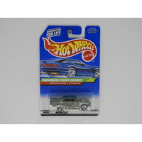 1:64 1957 Chevy - 1998 Hot Wheels Treasure Hunt Long Card