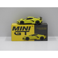 1:64 2020 Chevrolet Corvette Stingray (Accelerate Yellow Metallic) (Opened, Unsealed)