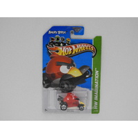 1:64 Angry Birds "Red Bird" - 2012 Hot Wheels Long Card