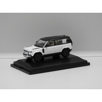1:76 New Land Rover Defender 110X (White/Black)