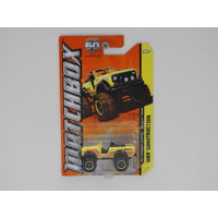 1:64 International Scout 4x4 (Yellow) - Matchbox Long Card