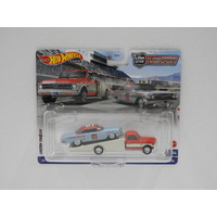 1:64 1961 Impala & 1972 Chevy Ramp Truck - Hot Wheels Car Culture "Team Transport"
