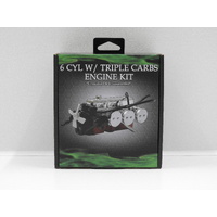 1:24 6 Cyl with Triple Carbs Engine Kit