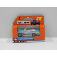 1:64 Matchbox MB36 1957 Chevy Bel Air Convertible (Aqua)