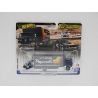 1:64 1970 Plymouth AAR Cuda & Sakura Sprinter - Hot Wheels Car Culture "Team Transport"