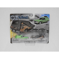 1:64 Holden Sandman Van & Holden Blown Panel Van - Oz Wheels Twin Set