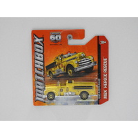 1:64 Seagrave (Yellow) - Matchbox Short Card