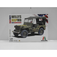 1:24 Willys Jeep MB 1941-2021 80th Anniversary