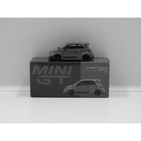 1:64 Abarth 595 LB-Works x Abas Works (Grey) (Opened, Unsealed)