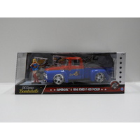 1:24 1956 Ford F-100 Pickup with Figurine "Supergirl"