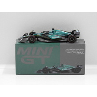 1:64 Aston Martin AMR24 - 2024 F1 Bahrain GP (Lance Stroll) #18 (Opened, Unsealed)